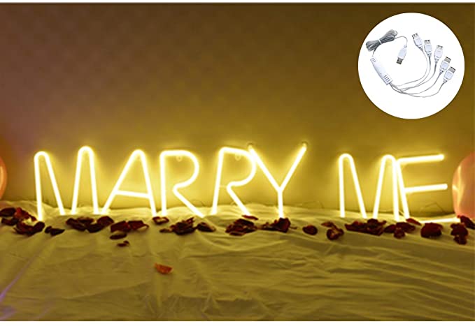 pedir matrimonio con iluminación